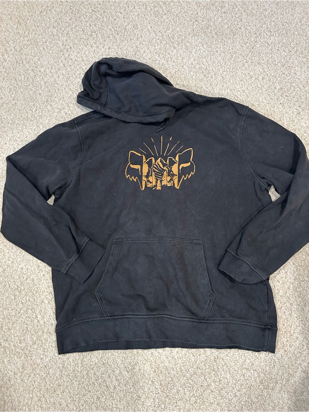 Fox hoodie 2XL